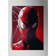 Metal Baskı Marvel Parlak Duvar Tablosu - Spiderman Örümcek Adam, Oyun Film Poster