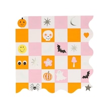 - Groovy Halloween Large Napkins - Bayramı Karakterli Peçeteler L 16'lı
