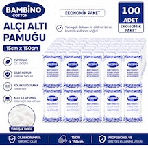 Bambino Alçı Altı Pamuğu 15 Cm 150 Cm 100 Adet