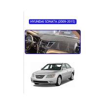 Hyundai Sonata 2009-2015torpido Koruma Halısı Mavi Kenar