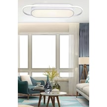 Modern Led Avize Plafonyer Üç Renkli Beyaz Çok Renkli