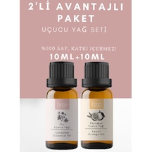 Boco Born In Cosmetics Itır + Portakal Saf Aromaterapi Uçucu Yağı 2 x 10 ML