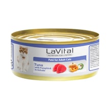 Lavital Gold Ton Balıklı, Balkabağı Ve Enginarlı Yetişkin Kedi Konservesi 85 Gr