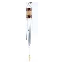 4 Adet Hasır Metal Çanlı Rüzgar Çanı Örgü Tasarım Metal Çanlar Dış Mekan Balkon Bahçe Süsü Wind Chime Bell Dıarta-7 43 7 Cm Diğer
