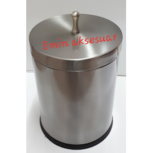 Çöpkovası 5 Litre Manuel Lüx Saten Mat Krom