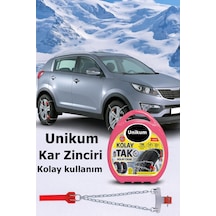 Peugeot 307 Uyumlu Kolay Tak Çıkar Kar Zinciri Pratik Yer Kaplamaz Standart