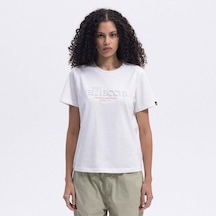 Ellesse Ef445-of Bisiklet Yaka Kadın T-shirt - Kırık Beyaz Ellesse Ef445-of Bisiklet Yaka Kadın T-shirt - Kırık Beyaz