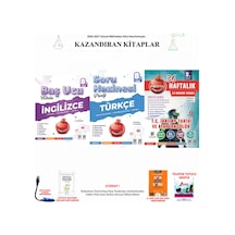 Nartest 8. Sınıf İngilizce Baş Ucu, Türkçe Soru Hazinesi, İnkılap Haftalık Deneme 3 Kitap Seti