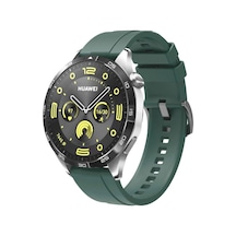 Huawei Watch Gt/gt2/gt2e/gt2 Pro/gt3/gt3 Pro/3/3 Pro İle Uyumlu 22mm Silikon Spor Kordon, Koyu Yeşil