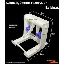 Sanıca Gömme Rezervuar Boşaltma Grubu Kaldıraç Kısa Model Sanica
