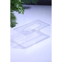 Clear Peçete Organizeri Şeffaf Z Peçetelik Akrilik Peçetelik -