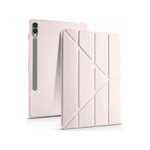 Mey İthalat Samsung Galaxy Uyumlu, X510 Tab S9 Fe 11 Kılıf Kalemlikli Mars Tablet Kılıfı - Rose Gold