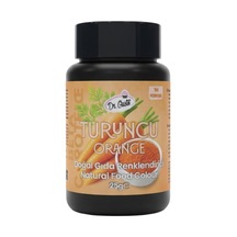 Toz Turuncu Doğal Gıda Boyası 25 G B-karoten İçerikli, Pasta Ve Tatlılar İçin Bitkisel Renk Boyası
