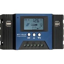 Gajeena Yüksek Verimli 100a Mppt Solar Şarj Kontrol Cihazı - 12v/24v Akıllı Usb Çıkışlı