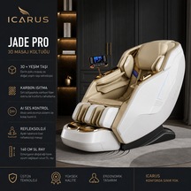 Jade Pro Masaj Koltuğu Beyaz - Gri