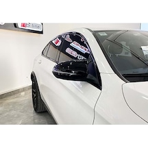Mercedes GLC X253 Batman Yarasa Ayna Kapağı Piano Black 2015+