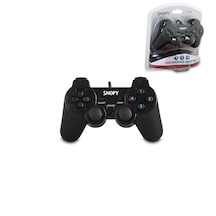 Ps3 Siyah Oyun Kolu Analog Titreşimli Usb Kablo 15 Tuş - 2 Analog - 8 Yön Tetikleyici 1.8mt Kablo 4801