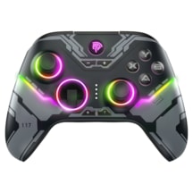 Easysmx X15 - Kablosuz Gamepad - Hall Effect Stick - 7 Rgb - Siya