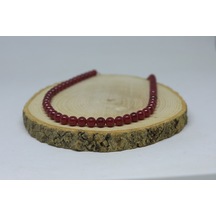 Yakut Taşı Yarım Dizi 7.5 MM 18 CM Siyah