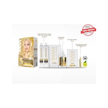 Gold Serisi 24k Altın Parçacıklı Serum İle 1 Kutu 2 X 50 Ml Ve Geliştiriciler Saç Boyası Sedef Sarısı 10.0