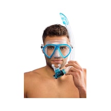Cressi Ocean Maske Gamma Şnorkel Set Clear/ Aquamarıne Çok Renkli