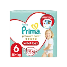 Prima Külot Bez Premium Care 6 Beden 15+ KG 56 Adet
