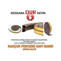 Kahverengi Kauçuk Kapı Bantı Ve Pencere Bantı Yapışkanlı