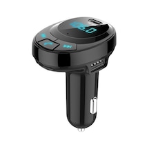 Artfulabode Usb Sones Siyah Şarj Mp3 Ekran Dijital Cihazı Çift Bt09 Bluetooth Araç Vv