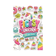 Unicorn Tek Boynuzlu At Sticker Seti - 31 Adet Etiket Çıkartma Diğer