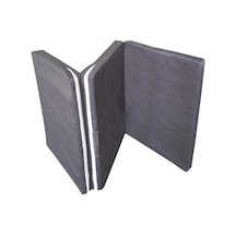 Katlanır Yatak Yer Yatağı Sünger Yatak Tek Kişilik 80x180 Gri 6 Cm