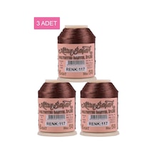 3 Adet Altınbaşak Oya Ve Dantel İpi 20 Gr - Royaleks - No: 117 Çok Renkli