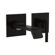VitrA Suit A4278239 Ankastre Sıva Üstü Lavabo Bataryası Parlak Siyah