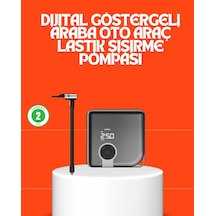 Mey İthalat 150 Psı Yüksek Basınç Kapasiteli Kablosuz Lastik Pompası