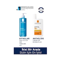 La Roche Posay Anthelios Uvmune 400 Invisible Fluid SPF50+ 50 ML + Effaclar Gel 400 ML