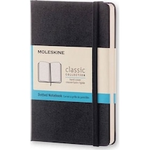 Moleskine Sert Kapak Defter Siyah Noktalı - 13x21