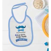 BK Kids Sünnet Tasarımlı Mavi Bebek Mama Önlüğü-7