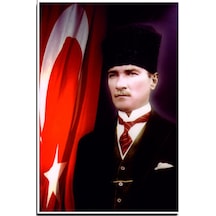 Atatürk Portre 150X225CM Raşel Kumaş Dijital Baskı Bayrak