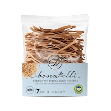 Bonatelli Organik Vegan Tam Buğday Çubuk 400 G - 8 Adet Tarı