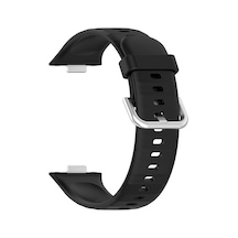 Huawei Watch Fit 5 İçin Kordon, Silicone Sport Band Siyah Watch Fit 5 İle Uyumlu Kordon - Siyah Çok Renkli