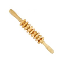 Ahşap-9 Tekerlek 9/12 Tekerlek Ahşap Terapi Rulo Masaj Aracı Kavisli Maderoterapia Colombiana Masaj Lenfatik Drenaj Kas Masajı Relax 70xfpr Çok Renkli