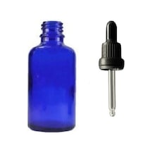 30ml Mavi Cam Damlalıklı, 24 Adet, Siyah Kapak, Ecza Şişesi, Damlalıklı Şişe, Propolis Şişesi, Damlatmalı Şişe, Saç Serum Şişesi, Ecza Şişesi