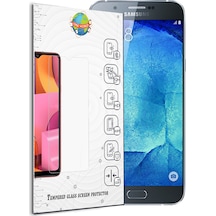 Samsung A8 ile Uyumlu Temperli Ekran Koruyucu Kırılmaz Cam
