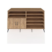 Kronos Konsol 7 Raflı 2 Kapaklı 176x59x99 Çam-çam/aytaşı Atlas Çam/aytası - Atlas Çam