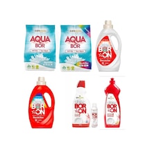 Aquabor Çamaşır Deterjanı Full Temizlik Seti