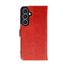Samsung Uyumlu  Galaxy S24 Fe Kılıf Trend S Plus Kapaklı Kılıf - Kırmızı