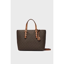 Michael Kors Logolu Çıkarılabilir Askılı Çanta 32s6gqnc0l252 Kadın Çanta 32s6gqnc0l 252 Kahve