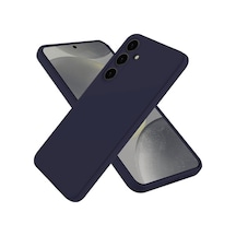 Samsung Galaxy Uyumlu A56 Kılıf Nano İçi Kadife Silikon - Lacivert Bzsxx00 1