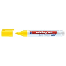 Edding 95 Glass Marker Cam Kalemi Neon Sarı