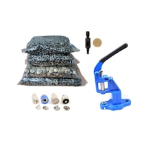Çıtçıt makinesi, (Antik) 720 adet 15mm Paslanmaz Alfa Çıtçıt