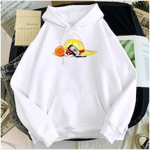 Anime Sembol Kapşonlu Sweatshirt 001